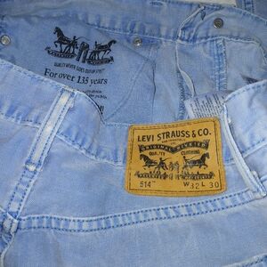 Levi Strauss & Co  Men's Light Blue Denim Pants Straihgt Leg Sx W42 L 30